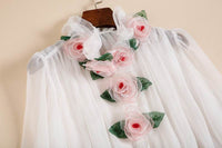 Spring And Summer New Three-Dimensional Embroidered Shirt