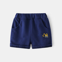 Cartoon Pattern Mid-rise Soft Rubber Band Shorts