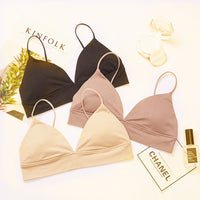 French Triangle Cup Seamless Seam And No Steel Ring Underwear