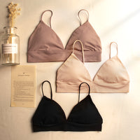 French Triangle Cup Seamless Seam And No Steel Ring Underwear