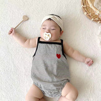 New Style Striped Printed Romper