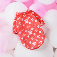 Cartoon Print Spring And Autumn Pet Clothes For Small Dogs