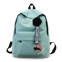 High Quality Women's Canvas Backpack School Bag For Girls