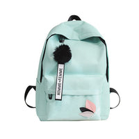 High Quality Women's Canvas Backpack School Bag For Girls