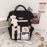 Schoolbag Female Harajuku Lightweight High School Backpack Large Capacity Campus