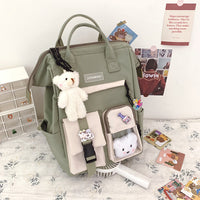 Schoolbag Female Harajuku Lightweight High School Backpack Large Capacity Campus