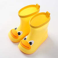 Infant And Children Rain Boots With Velvet To Keep Warm