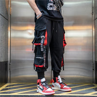 Plus Size National Tide Overalls Men And Women Hip Hop High Street Streamers