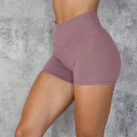 Fitness Shorts Running Sports Tights High Stretch Polyester Ammonia Jersey Yoga Pants