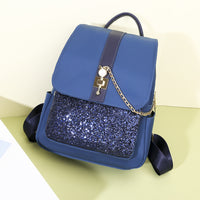 Fashion Student Backpack Korean Sequin Travel School Bag