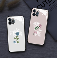 Glowing Phone Case Smart Voice Control Call Glass Protective Cover