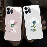 Glowing Phone Case Smart Voice Control Call Glass Protective Cover