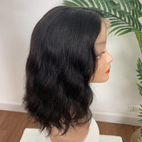 Front Lace Bob Headgear Bobo Head Body Wave Hair Lace Front Wigs