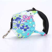 Automatic Cute Dog Walker Traction Rope Flat Rope Traction Device Dog Rope Multicolor