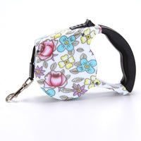 Automatic Cute Dog Walker Traction Rope Flat Rope Traction Device Dog Rope Multicolor