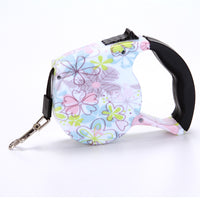 Automatic Cute Dog Walker Traction Rope Flat Rope Traction Device Dog Rope Multicolor