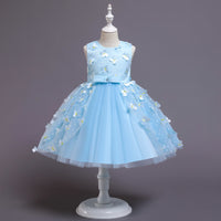 Three-dimensional Flower Net Gauze Tutu Skirt Super Fairy Princess Dress