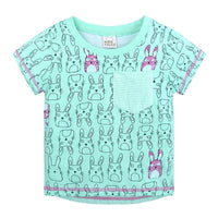 Knitted Cotton Men's And Women's Baby Short-Sleeved T-Shirt