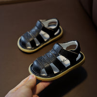 Leather Cowhide Sandals Men's Toddler Shoes