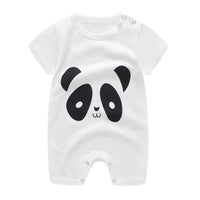 Baby One-Piece Clothes Baby Print Short-Sleeved Romper Bag Fart Suit