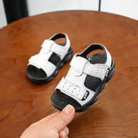 Children's Sandals Summer New Beach Sandals Leather Cowhide Breathable And Comfortable