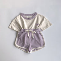 Children's Clothing Cotton Animal Print Trendy Western Style Short Sleeves