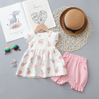 Baby Cartoon Middle And Small Children Lollipop Vest Suit