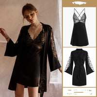 Sexy Pajamas Women Summer Ice Silk Thin Suspender Nightdress