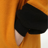 Cartoon One-piece Pajamas Yellow Fox Home Clothes For Men And Women