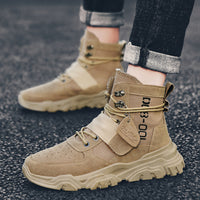 High-Top Tooling Men's Boots British Wind Turbine Short Boots