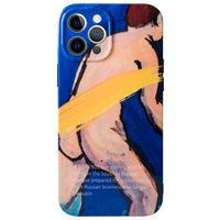 Compatible with Apple , European And American Abstract Art Oil Painting 12mini For  11promax Apple 78plus Case