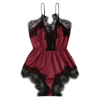 Imitation Silk Home Service Ladies Underwear Nightdress