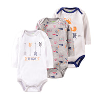 Spring And Summer Baby Suit Three-piece Romper
