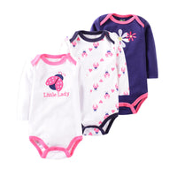 Spring And Summer Baby Suit Three-piece Romper