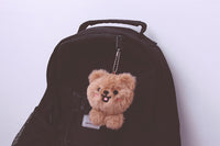 Japanese And Korean Cartoon Plush Doll Bear Teddy Keychain Cute Schoolbag Pendant