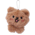 Japanese And Korean Cartoon Plush Doll Bear Teddy Keychain Cute Schoolbag Pendant