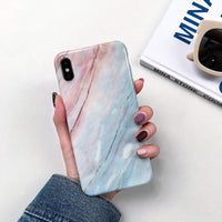 Glossy Marble Pattern Phone Case