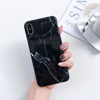 Glossy Marble Pattern Phone Case