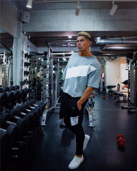 Casual Trousers Men's Trendy Slim Fitness Exercise Feet Pants