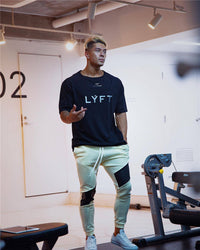 Casual Trousers Men's Trendy Slim Fitness Exercise Feet Pants