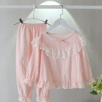 Children's Thin Air-conditioned Home Wear Girl Suit