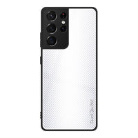 Suitable For Samsung S21FE Textured Glass Phone Case