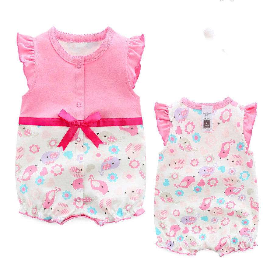 Toddler Romper Baby One-piece Summer Clothes Girl Baby Princess Summer Clothes