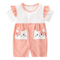 Baby Siamese Cotton 2 Months Newborn Male Short Sleeve