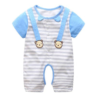Baby Siamese Cotton 2 Months Newborn Male Short Sleeve