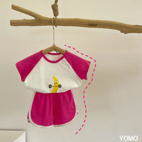 Children''s Short Sleeve Set Baby Cotton Summer Two Piece Set In Stock