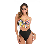 Sexy One-piece Deep V Swimsuit