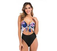 Sexy One-piece Deep V Swimsuit