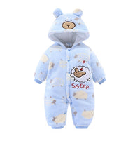 Thickened Warm Quilted Outing Clothes For Autumn And Winter