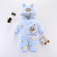 Thickened Warm Quilted Outing Clothes For Autumn And Winter